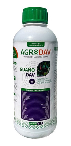 Fertilizante 100% Organico, Guano De Murcielago 1 Lt