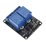 Modulo Rele 2 Canales 12v Arduino Bornera Contactos 250v 10a