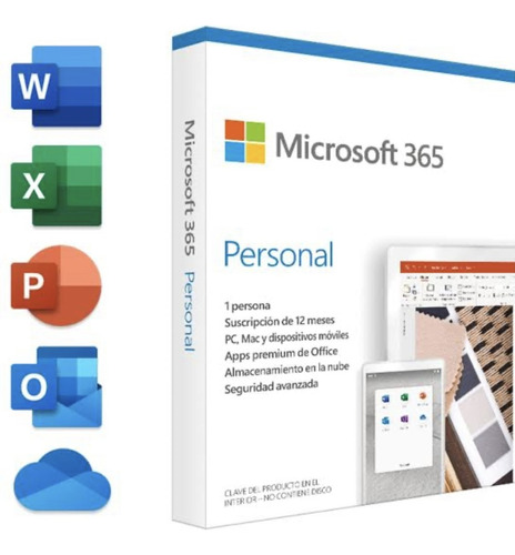 Microsoft 365 Personal 365 1 Ano + 1tb Nuvem Original Caixa