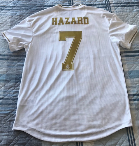 Jersey Real Madrid 2019 Authentic L Numero Original 7 Hazard