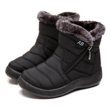 Men's Women's Cotton Lined Snow Boots