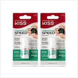 Pegamento Para Uñas Kiss Ultra Rápido (2 Unidades)