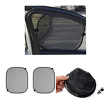 Set De 2 Sombrillas Para Ventanas De Auto Cortina Para Sol