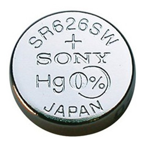 Pila Batería Sony 377 (sr626sw) 1.55v Pack X 5 Unidades