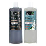 Kit Keratina Keraliss Choco + Ant-residuos Aloe Vera 1000 Ml