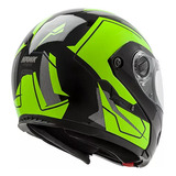 Casco Hawk Vector Rs5 Resistance Negro Fluo Doble Visor