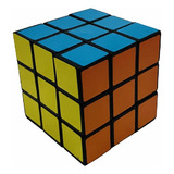 Cubo Magico Tipo Rubik 3 X 3 Chico En Bolsa Color De La Estructura Negro