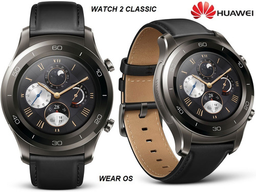 Smartwatch Huawei Watch 2 Classic Android Wear Reloj Negro 