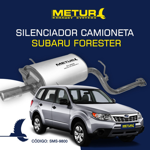 Silenciador Camioneta Subaru Forester Foto 5