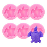 Fafahouse 6 Pack Molde De Silicona De Tortuga Marina, Molde 