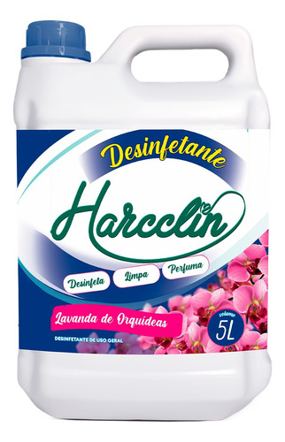 Desinfetante Aroma De Lavanda De Orquideas Harcclin 5l