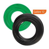 Combo Cable Thw Cal.12 Iusa  Negro Y Verde 2 Cajas 100 M