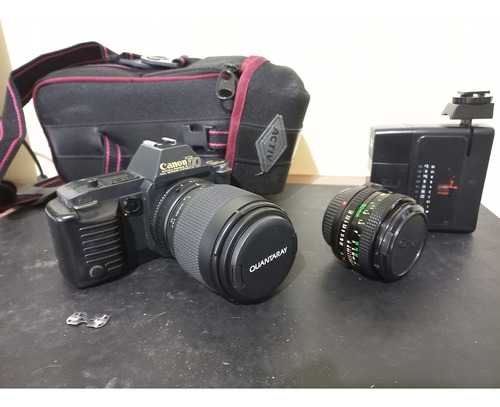 Camara Reflex Canon T70 Kit Completo A Reparar De Coleccion