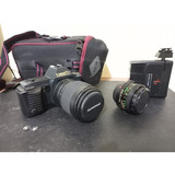 Camara Reflex Canon T70 Kit Completo A Reparar De Coleccion