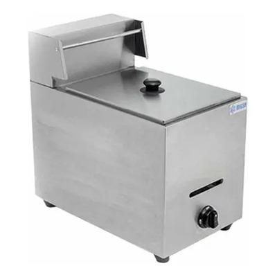 Freidor Industrial Migsa Bn-71 A Gas Acero Inoxidable 6L Papas Pollo | Meses sin interés