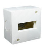 Caja Exterior Cambre 4261 1  Módulo Blanca Superficie