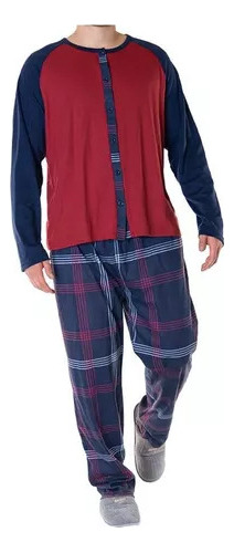 Pijama Hombre Baziani Algodon 9186