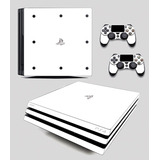 Skin Personalizado Para Ps4 Pro Color Blanco (0040)