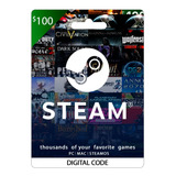 Steam Gift Card 100 Usd Entrega Inmediata!