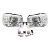 Juego Optica Fiat Uno Fire Fiorino 2004 05 06 07 + Cree Led