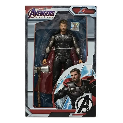 Caja Con Figura Articulada De Thor Con Stormbreaker, Adorno
