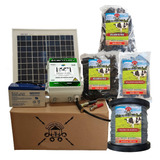 Cerco Electrico Ganadero Kit Solar (30 Km) + 500m De Alambre