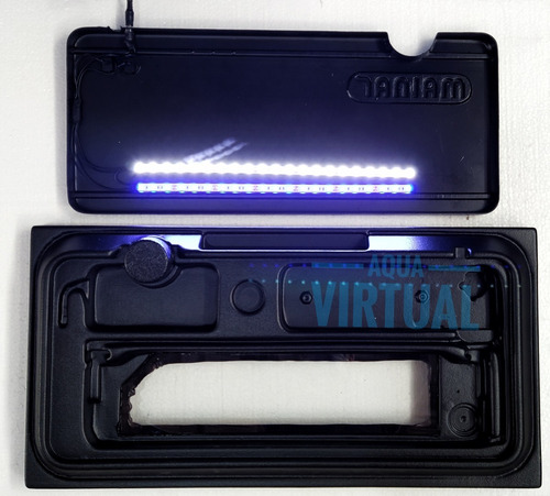 Tapa Plafon Mainar P/ Pecera 90x30 Con Leds Luz De Luna