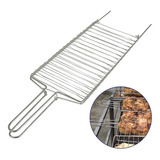 Grelhas Com Fecho Dobravel Para Churrasco Kit Com 4 Abaulada