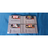 Lote De Jogos De Super Nintendo Snes 