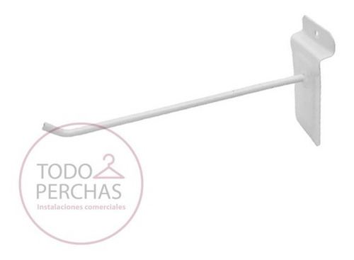 10 Ganchos Blisteros Panel Ranurado De 20 Cm Reforzados 6 Mm