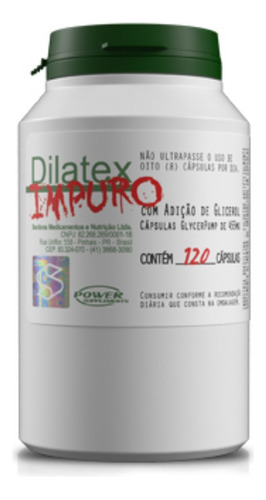 Dilatex Impuro  Original 120 Cápsulas Power Supplements