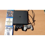 Ps4 Slim + 3 Juegos, 500 Gb Usado 