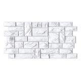 Panel Pvc 3d Realista 10uds/4,8m2 Piedra Blanca 97,7x49,3cm