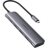 Hub 5 En 1 Ugreen Usb C A Hdmi 4k + 3 Usb 3.0 Con 100 W Pd