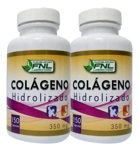 5 Meses De Colageno Hidrolizado 300 Cap Piel Cabello Uña