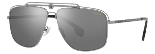 Versace Ve2242 1001z3 New Aviator Grey Mirror Polarized