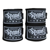 Kit 2 Pares De Bandagem Elástica Muaythai Boxe Kickboxing 5m