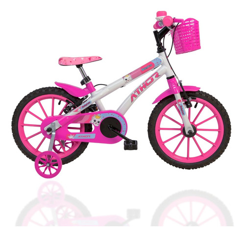 Bicicleta Aro 16 Infantil Mtb Athor Baby Princess C Rodinhas
