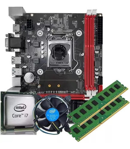 Kit Upgrade Intel I7 4770 + Placa H81 + 2x8gb Ddr3 + Cooler