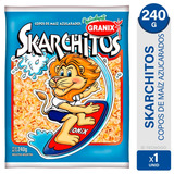 Cereales Copos De Maiz Azucarados Skarchitos Bolsa X 240 Gr