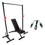 Rack De Crossfit Easy Model Dominadas Sentadillas Premium