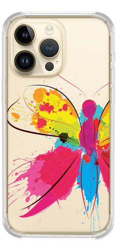 Capinha Compativel Modelos iPhone Borboleta Color 0100