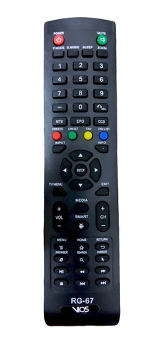 Control Remoto Compatible Con Vios Para Smart Tv + Pilas