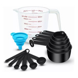 Juego De Tazas Cucharas Medidora 11pc Para Cocina Reposteria