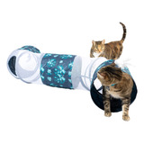 Petfusion Kittycurve - Tunel Para Gatos, 62 X 10 X 10 Pulgad