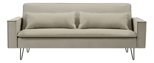 Sofá Cama Bed Steel Canvas Beige