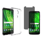 Kit Capa Capinha Para Moto G6 Play + Pelicula Privacidade