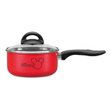 Panela Do Mickey 1,9l Antiaderente Tampa De Vidro - Disney