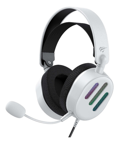 Fone De Ouvido Headset Gamer Havit  H2038u Color Branco