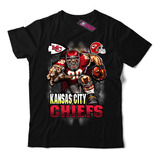 Remera Kansas City Chiefs Equipo Nfl 8 Dtg Premium